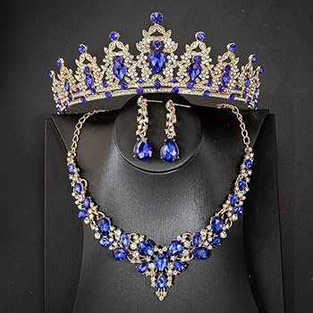 K⭐︎Tiara Amazon.com : ZIFENGXUAN Ladies Crown Tiara for Women Crystal
